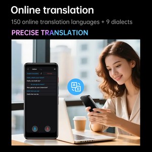 <span class=keywords><strong>Traducteur</strong></span> de langues T90 AI à reconnaissance automatique, écran IPS 5.3, traduction vocale et photo <span class=keywords><strong>en</strong></span> temps réel, double écran, 150 langues, hors <span class=keywords><strong>ligne</strong></span>/<span class=keywords><strong>en</strong></span> <span class=keywords><strong>ligne</strong></span> - Product Image 2