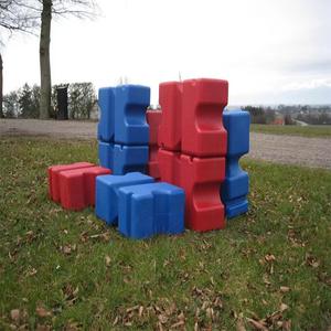 標準的なジャンプストック用のプラスチック製の馬ジャンプブロック乗馬ジャンピングブロックスーツ - Product Image 5