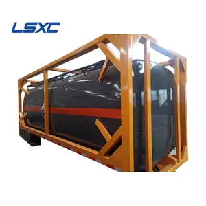 Size Color Can Be Customized 40ft 20ft Concentrated Sulfuric Acid Tank Container with Certificate