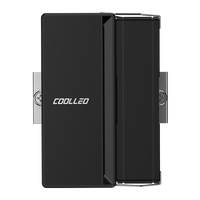 Boîtier d'ordinateur de jeu COOLLEO CL-B40S-LITE, radiateur, processeur Core I3-i7 de 14e génération, refroidisseur d'air 200W TDP LGA115X/1200/1700/1851 AM4/AM5
