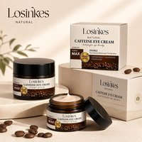 Réduit les cernes et les poches, crème hydratante pour les yeux à la caféine 50g pour femmes