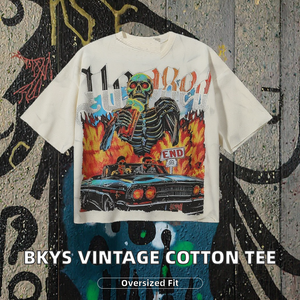 T-shirt en coton pour homme imprimé sur mesure, qualité supérieure, doux, respirant, streetwear décontracté, tee-shirt graphique, logo OEM - Product Image 2