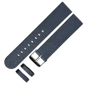 Hirsch nagata schwarze Leder armbänder 22 mm