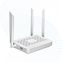 Jeu fluide WIFI6 DUAL BAND ONU 3000Mbps 4GE + POT + USB3.0 + WIFI 5dB 2.4G & 5G Firmware anglais ONT ONU
