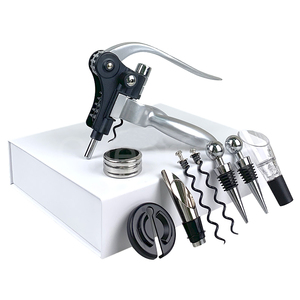 <span class=keywords><strong>Tire</strong></span>-<span class=keywords><strong>bouchon</strong></span> de Sommelier en Alliage de Zinc de Haute Qualité, Style Levier, Ouvre-Bouteille Lapin, <span class=keywords><strong>Coffret</strong></span> Cadeau - Product Image 3