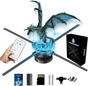 MissYou High Tech 27.5" Include Remote for APP WIFI Advertising Display 3D Hologram <b>Projector</b> Multiple Splicing Fan for - Product Image 1