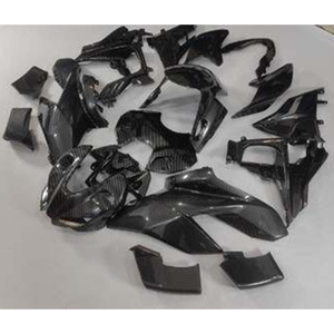 Kit carénages <span class=keywords><strong>de</strong></span> <span class=keywords><strong>carrosserie</strong></span> moto motif fibre <span class=keywords><strong>de</strong></span> carbone siège solo double siège pour Ducati streetfighter v4s - Product Image 2