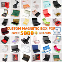 Boîte cadeau en carton de luxe écologique avec logo personnalisé imprimé élégant, fermeture magnétique, vente en gros