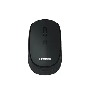 Souris sans fil Lenovo M202 2.4GHz souris de bureau 4 touches souris muette conception ergonomique avec 3 DPI réglables pour PC portable souris noire