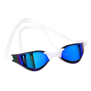 Lunettes de natation de compétition professionnelles, en silicone, étanches et anti-buée, électro-plaquées colorées, unisexes - Product Image 5
