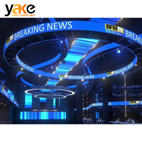 Yake buen precio pantalla Led pared de vídeo Flexible pantalla Led suave publicidad película programable pantallas Led flexibles
