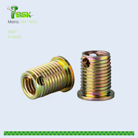 Galvanizing Slotted Flange Self Tapping Screw Thread Insert M4-M10 Self Tapping Insert Nut for Aluminium