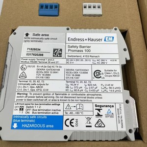 Barrera de Seguridad Endress + Hauser Promass 100 DC 24 V AC 260 V con Seguridad Intrínseca para Áreas Peligrosas - Product Image 1