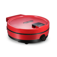 Machine à crêpes et à calzone automatique Multifuncion 2200W Poêle à pizza électrique Revêtement antiadhésif Machine à petit-déjeuner domestique