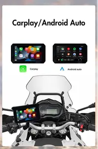 Manufacturer Auto Electronics 5 Inch Screen Car Radio Player With Carplay Android Auto And Waterproof Motorcycle Car Radio