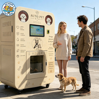 Station de lavage de chiens en libre-service pour les magasins de détail, kiosque de toilettage intelligent pour animaux de compagnie, écran tactile 24h/24 et 7j/7
