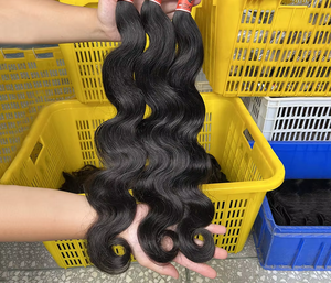 Extensiones de Cabello Humano Virgen Remy Brasileño Sin Procesar, 100% de un Solo Donante, Doble Trama a Máquina, Cierre de Encaje Negro para Mujer, Largo - Product Image 4