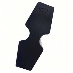 Étiquette suspendue en papier écologique personnalisée à prix abordable avec découpe et pochette en plastique pour sacs et chaussures - Product Image 5