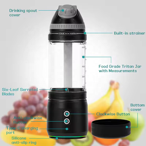 Mini Liquidificador Portátil OEM Inteligente para Alimentos e Frutas, Recarregável USB, para Sucos e Shakes de Proteína, Ideal para Uso Esportivo em Movimento - Product Image 2