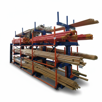 Étagère industrielle télescopique professionnelle à cantilever, robuste, en acier, pour entrepôt, usine, atelier