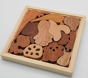 Rompecabezas <span class=keywords><strong>3D</strong></span> de Madera para Niños, Juguete Educativo Temprano de Animales para Encajar - Product Image 5