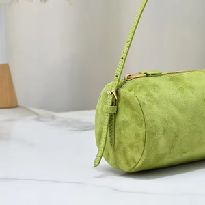 Sac à bandoulière vert en daim pour femme, sacs à main élégants pour filles, nouveaux sacs fourre-tout de créateur pour femmes - Product Image 4