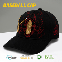 Gorras de Béisbol Negras con Logotipo Personalizado, Bordado 3D en Relieve, Pedrería, Estilo Hip Hop, Streetwear, Gorra Snapback con Bolsa y Caja