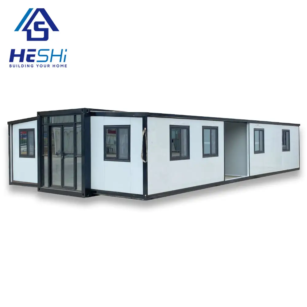 Granny Flat 3 Bedroom Luxury 40Ft 20Ft Movable Prefabricated Home Foldable Expandable Container House Prefab Villa For Sale
