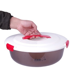 ชามใส่เหยื่อตกปลาพร้อมฝาปิด วัสดุ PP แบบพกพาสำหรับใช้ในบ่อเก็บน้ำ - Product Image 1