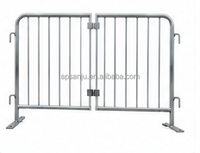 Barrière de contrôle de file d'attente portable, clôture de gestion de foule, barricade métallique pour aéroport, gare, événements