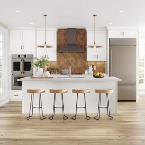 Thân Thiện Với Môi Nhà Bếp Đồ Nội Thất Gỗ Bồn Rửa Cơ Sở Tủ Với Tấm Cửa Kính Vòi Nước & Ngăn Kéo Giỏ Phụ Kiện - Product Image 1