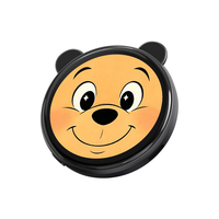 Badge intelligent magnétique de 1,85 pouce, étiquette nominative numérique, Bluetooth 5.4, affichage dynamique, alternative à l'encre électronique, badge d'identification vidéo, style NFC, GIF MP4