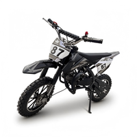 Mini moto de poche à transmission automatique à essence 49cc, moteur à deux temps refroidi par air