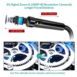 Caméra d'inspection WiFi double objectif Plomberie automobile Endoscope industriel Endoscope vidéo étanche sans fil Caméra serpent PQ308 - Product Image 4