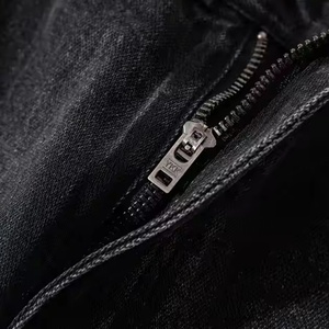 Wholesale Heavyweight 14 oz Black <b>Carpenter</b> Jeans Workwear <b>Pant</b> Double Knee Denim Cotton Jeans for <b>Men</b> - Product Image 4