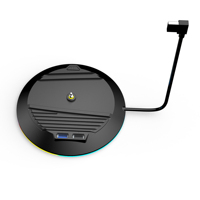 Support vertical de remplacement Saitake pour console Slim avec vis - Station de charge multifonctionnelle (Noir)