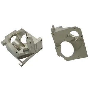 Piezas de mecanizado CNC de precisión personalizada, aleación de aluminio 6061-T6 con chapado de níquel para máquina de marcado láser, 4 ejes