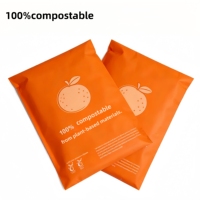 Sacs d'expédition biodégradables personnalisés, sacs d'expédition compostables, sacs écologiques, sacs express imperméables, emballages en polyéthylène