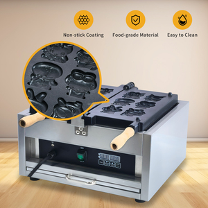 Nueva máquina de gofres de dibujos animados multifuncional fácil de operar, gofres de sándwich caliente para niños, aperitivos nutritivos y saludables para el hogar - Product Image 3