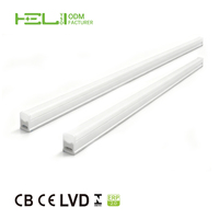 Tubo LED T5 de 4 pies y 9W con Bypass de Balasto, Lámpara LED de 100-265V, Iluminación sin Parpadeo y de Alto CRI, Tubo de Lámpara de Ahorro de Energía