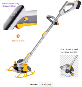 Cordless High Power 21V Lithium Battery Lawn <b>Mower</b> <b>Push</b>-Type Multi-Function Adjustable Height Grass Cutter S-131 Eco- - Product Image 5