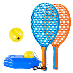 Ensemble d'entraînement de tennis <span class=keywords><strong>pour</strong></span> enfants - Raquette de rebond individuelle avec corde <span class=keywords><strong>pour</strong></span> l'entraînement sensoriel interactif <span class=keywords><strong>parent</strong></span>-enfant en extérieur - Product Image 2