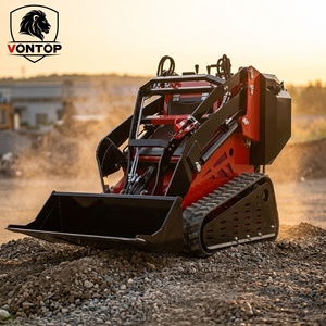 LIVRAISON GRATUITE Mini-tracteur forestier 17,1 kW avec broyeur forestier et tondeuse à gazon - Product Image 1