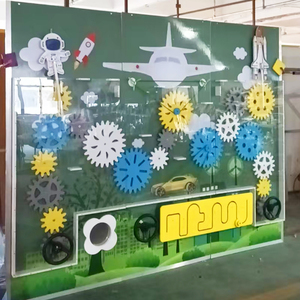 Muro de Pelotas Interactivo, Juego de Tubos de Aire <span class=keywords><strong>para</strong></span> Interiores, <span class=keywords><strong>para</strong></span> <span class=keywords><strong>Museos</strong></span> Infantiles o Salas de Ciencias Escolares - Product Image 2