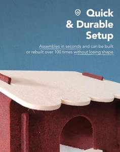 Casa para Gatos de Fieltro Acústico Personalizada, Kit Modular de Escondite Absorbente de Sonido para Gatos Pequeños, Decoración Moderna para el Hogar de Mascotas - Product Image 4