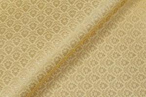 Tela de Brocado Poliéster Brillante Ecológica y Moderna con Motivo Floral Abstracto para Vestidos Étnicos de Niñas, Costura y Manualidades - Product Image 5