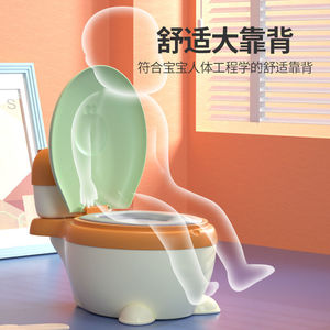 Children <b>Potty</b> <b>Training</b> Toilet Portable Toddler Seat With Lid Cartoon Design For 0-8 Years Old Kids - Product Image 3