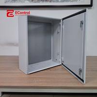 Gabinete de Distribución Eléctrica de Acero con Cerradura EControl, IP65, Caja Metálica Resistente, Panel Integrado, Cerradura Segura, Interior/Exterior