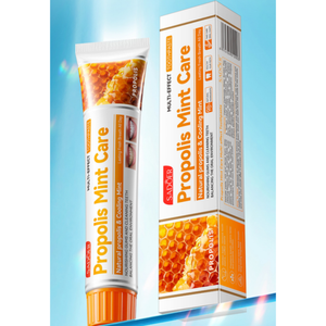 Prévient et réduit le tartre Rafraîchit l'haleine Gomme de miel Dentifrice Soins bucco-dentaires naturels à la <span class=keywords><strong>propolis</strong></span> et à l'extrait de menthe rafraîchissante - Product Image 6