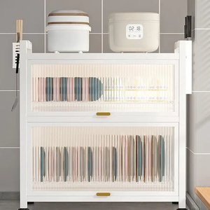 الأكثر مبيعًا من مستويين فوق الحوض رف تخزين مطبخ كبير سهل التركيب - Product Image 4